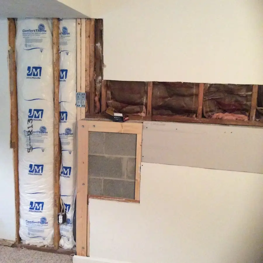 Wall insulation replacement during Structural Drying in Beverly Hills